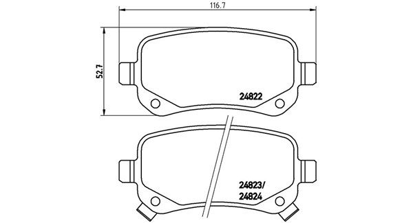 MAGNETI MARELLI stabdžių trinkelių rinkinys, diskinis stabdys 363700411021